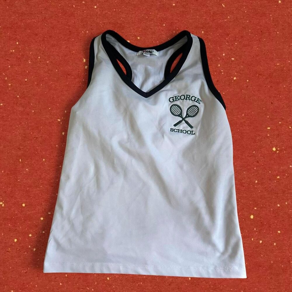 George Women's White Vest